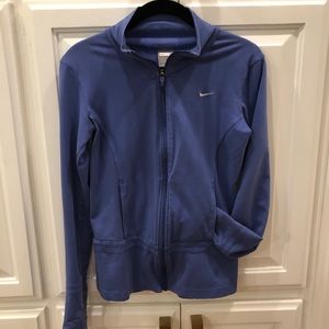 NIKE blue  zip up jacket